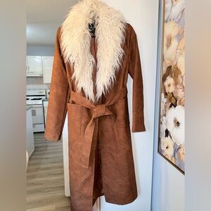 - brown coat new
